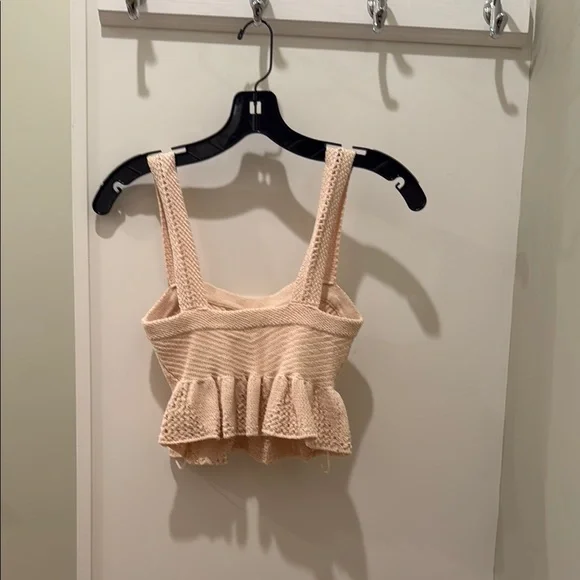 ALC Elegant Cream Knit Skirt/Top - Picture 4 of 5